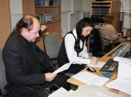 Работа над программой Калина Красная на Радио России